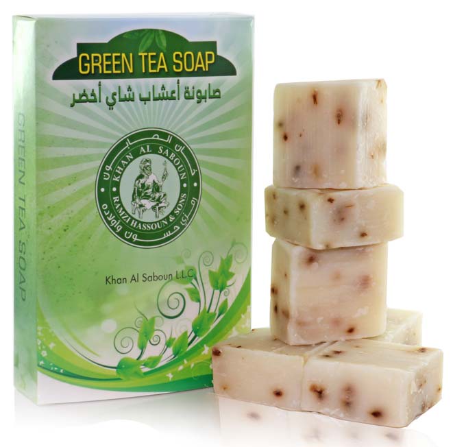 Green Tea Herbal Soap Khan Al Saboun Al Asli